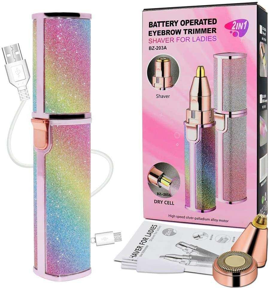 2 in 1 Electric Faceal and Eyebrow Trimmer