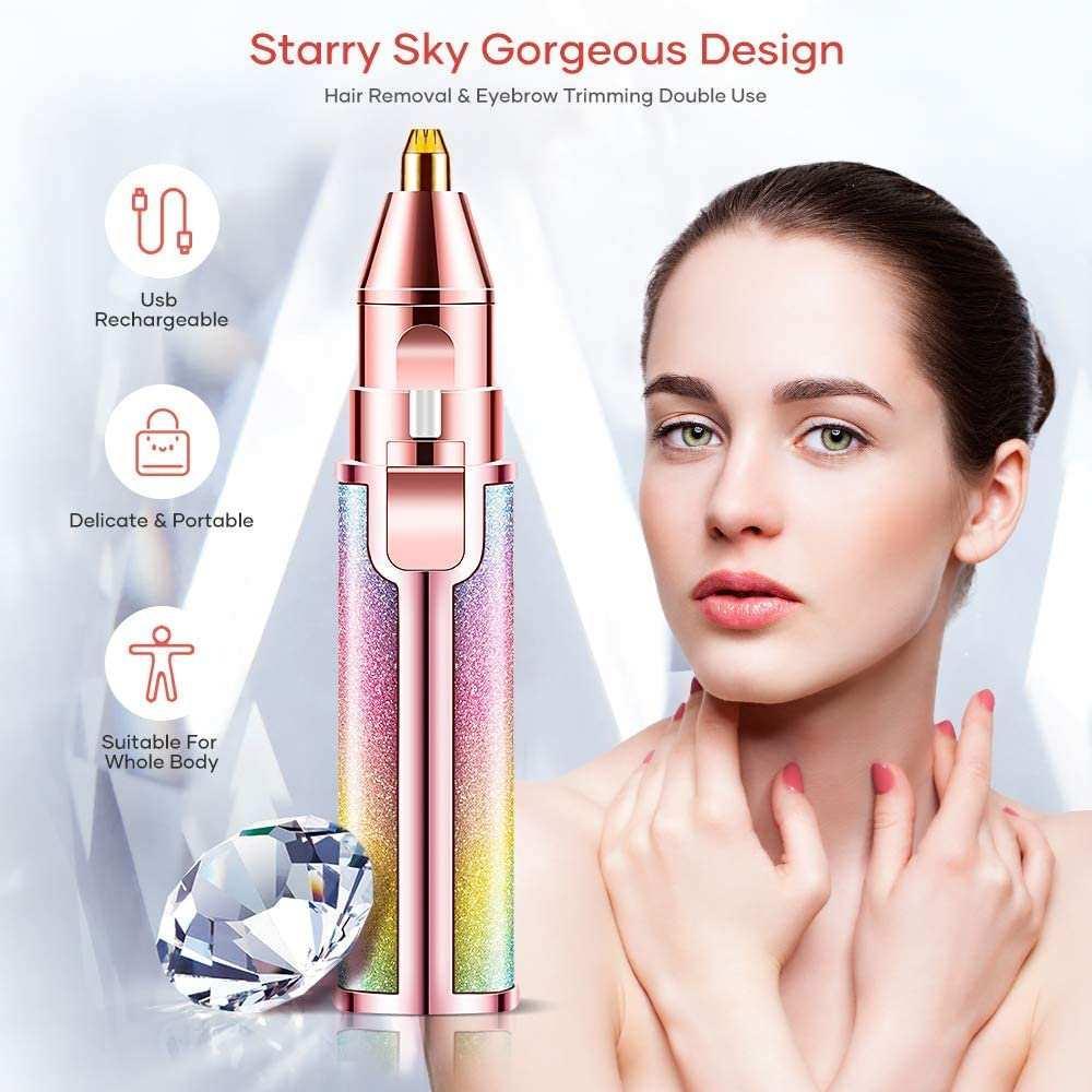 2 in 1 Electric Faceal and Eyebrow Trimmer
